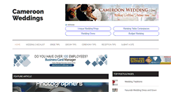 Desktop Screenshot of cameroonwedding.com